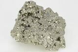 Gleaming, Pyritohedral Pyrite Crystal Cluster - Peru #202980-2